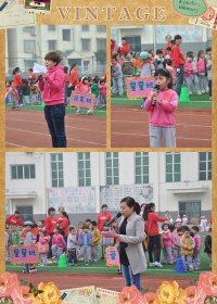 隨著園長 、家長代表以及運動員代表的講話，本次運動會正式開幕！