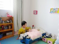 噓！小娃娃睡著咯！